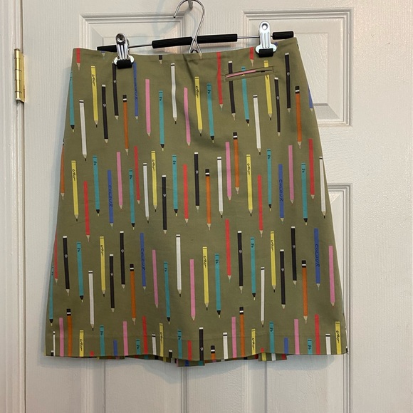 elevenses Dresses & Skirts - Anthropologie Elevenses Pencils Skirt Library sz10